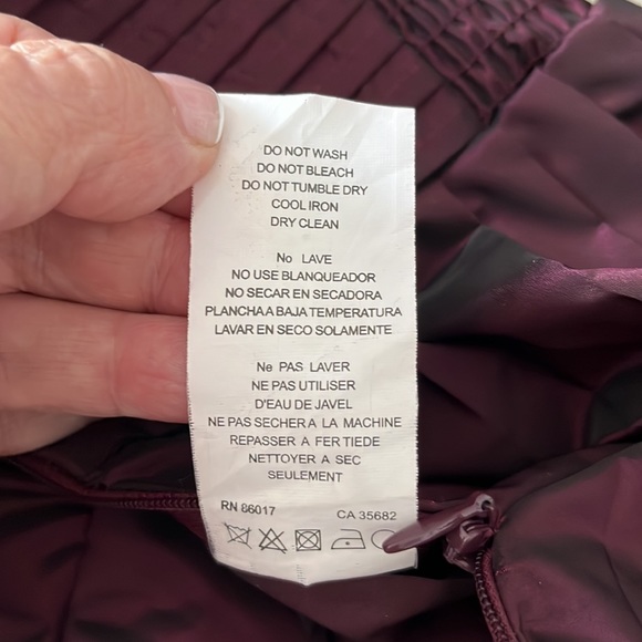 BEBE SATIN HALTER TOP IN IMPERIAL PLUM - Picture 11 of 12